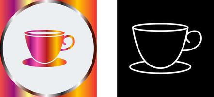 Tea Cup Icon Design vector