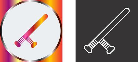 Baton Icon Design vector