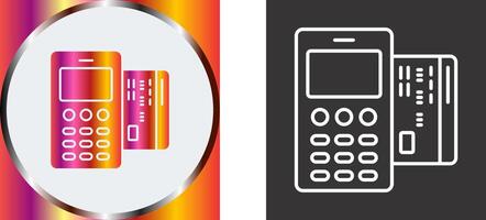 Card Machine Icon Design vector