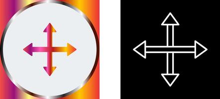 Unique Move Icon Design vector