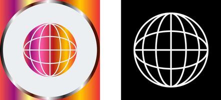 Globe Icon Design vector