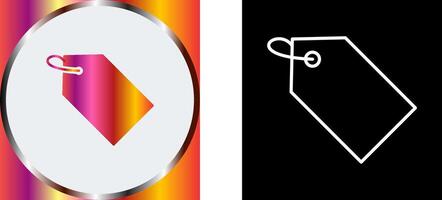 Unique Tag Icon Design vector