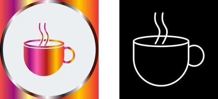 Hot Coffee Icon Design vector