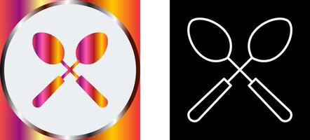 Spoons Icon Design vector