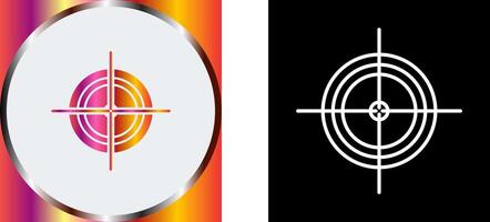 Unique Target Icon Design vector