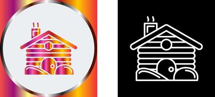 Cabin Icon Design vector