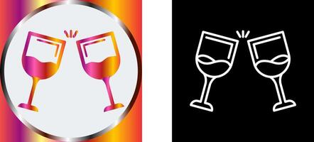 vino icono diseño vector