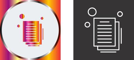Document Icon Design vector