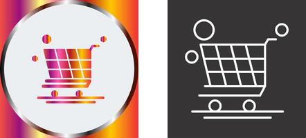 Trolley Icon Design vector