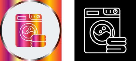 Washing Machine Icon Design vector