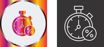 Timer Icon Design vector