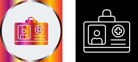 Id Card Icon Design vector