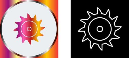 Saw Blade Icon Design vector