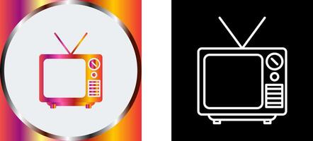 Television Broadcast Icon Design vector