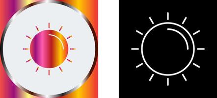 diseño de icono de sol vector