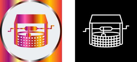 Water Well Icon Design vector