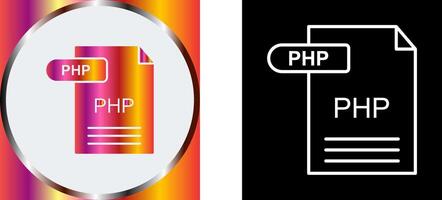 PHP Icon Design vector