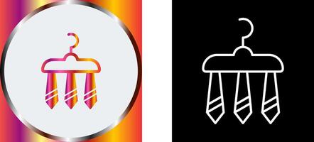 Three Ties Icon Design vector