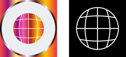 Globe Icon Design vector