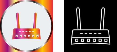 Router Icon Design vector