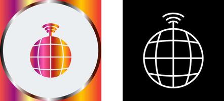 Global Signals Icon Design vector