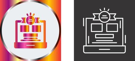 Layers and Flowchart Icon vector