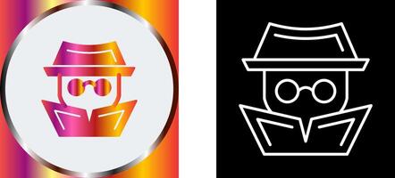 Hacker Icon Design vector