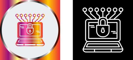Money Hacking Icon Design vector