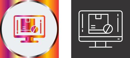 Out of Stock Icon Design vector