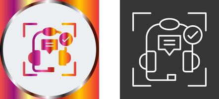 Technical Support Icon Design vector