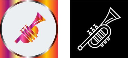 Trumpet Icon Design vector