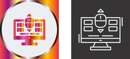 Scroll Icon Design vector