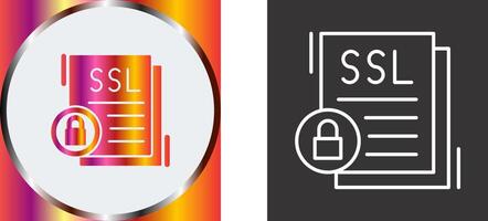 SSL Icon Design vector