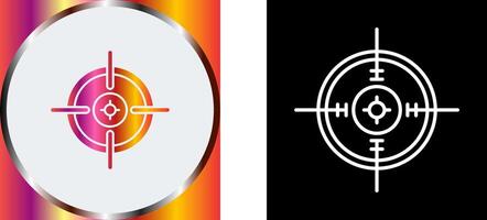 Aim Icon Design vector
