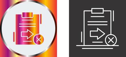 Send Failed Icon Design vector