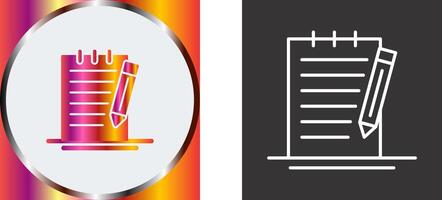 Check Up List Icon Design vector