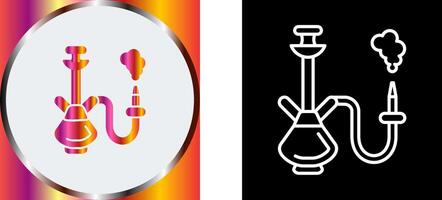 Hookah Icon Design vector