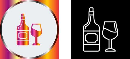 Wine Icon Design vector