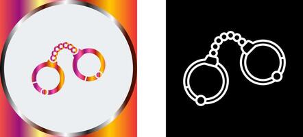 Handcuffs Icon Design vector