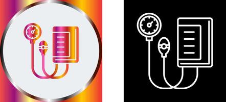 Blood Pressure Gauge Icon Design vector