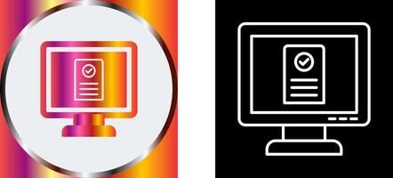 Online appointment Icon Design vector
