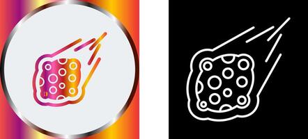 diseño de icono de meteorito vector