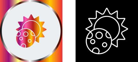 Eclipse Icon Design vector