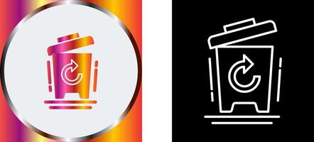 Bin Icon Design vector