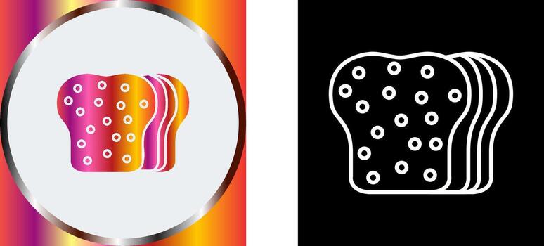 Bread Icon Design vector