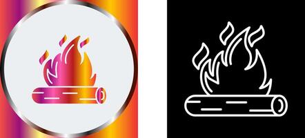 Bonfire Icon Design vector