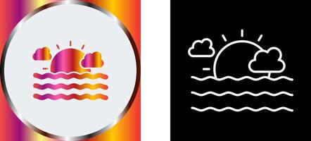 Sea Icon Design vector