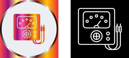 Voltmeter Icon Design vector