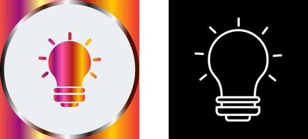 Light Bulb Icon Design vector