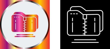 Compressed Icon Design vector